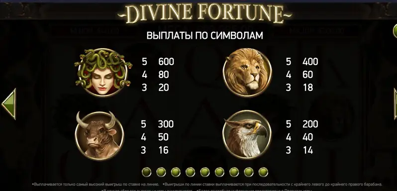 Divine Fortune слот max win